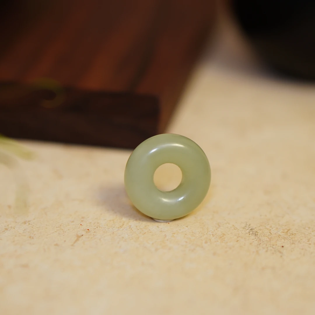 20世纪和田玉平安环/HY059548/金玉良缘/槐荫山房