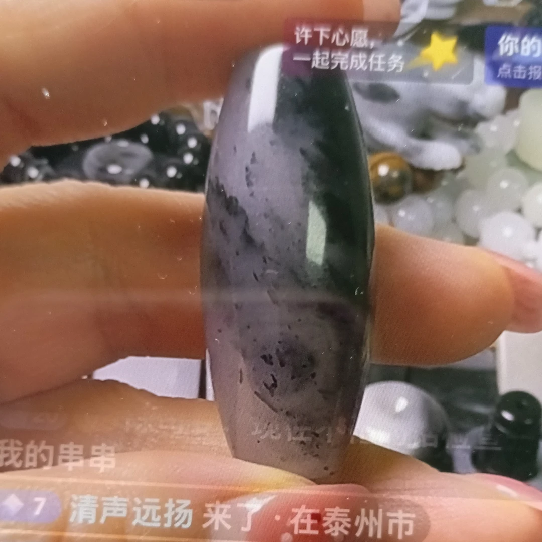 新疆青花扳指精品