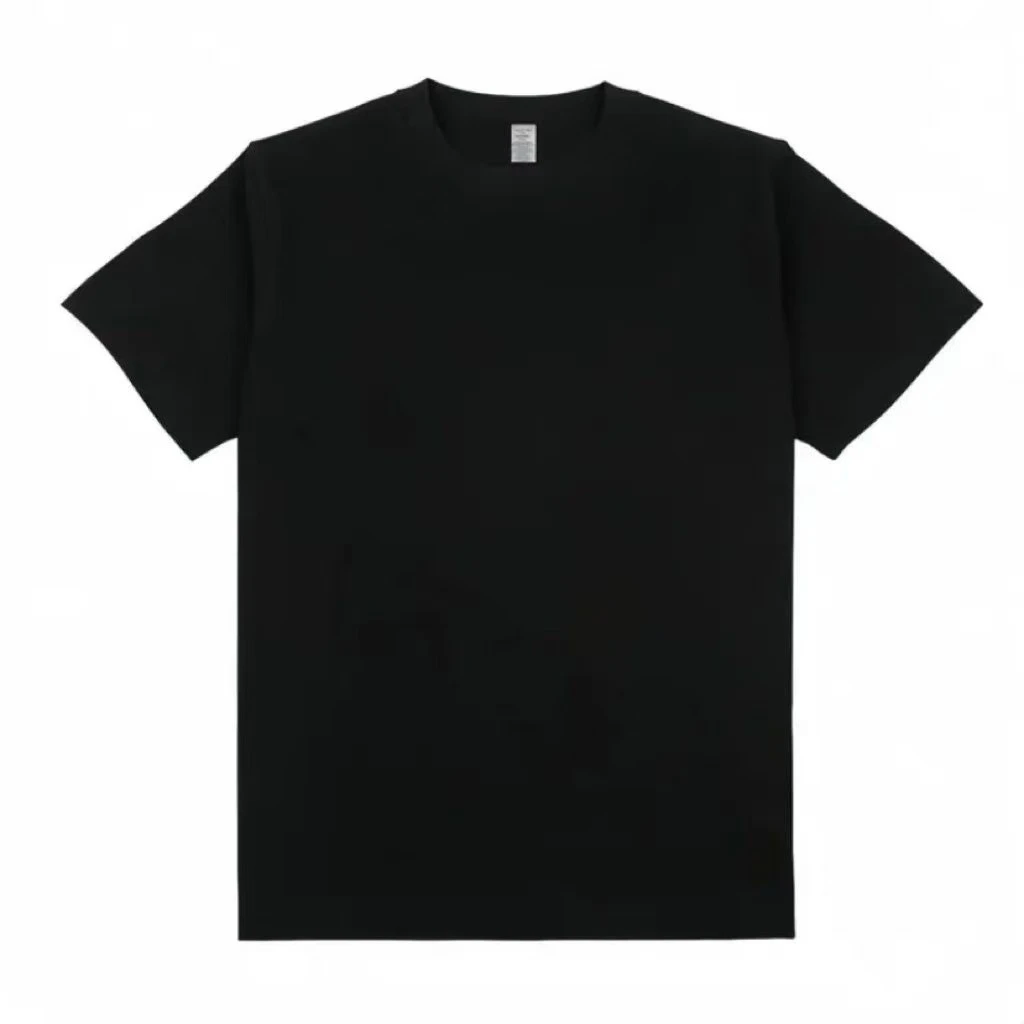 夏季新款轻奢t恤短袖男潮牌痞帅高级感印花圆领修身丝光棉半袖