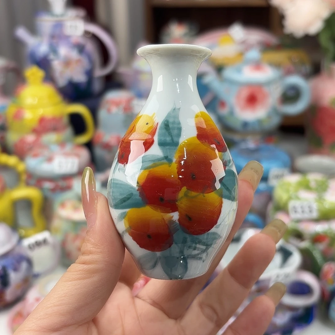 景德镇手绘高温釉下彩陶瓷茶具