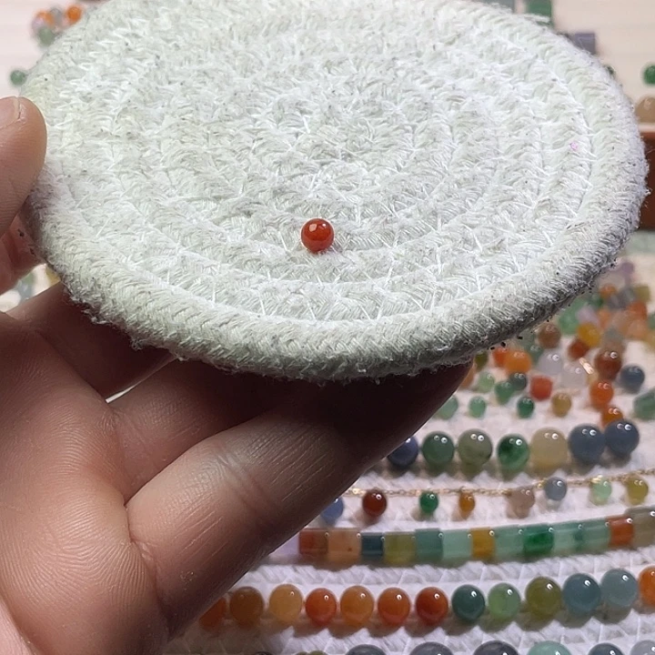 翡翠散珠未镶嵌定制翡翠卡5.2