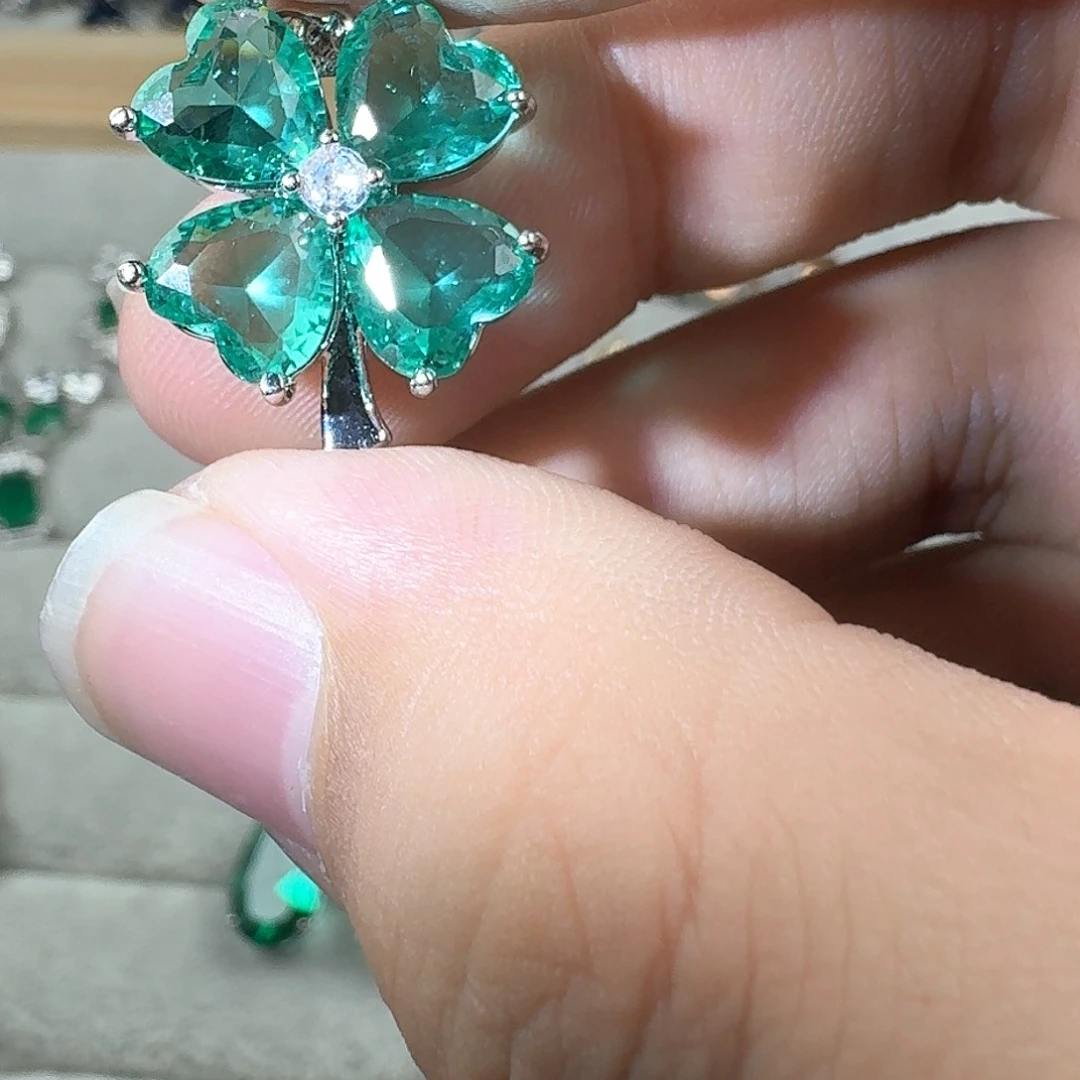 芙蓉石戒指银S925镶嵌