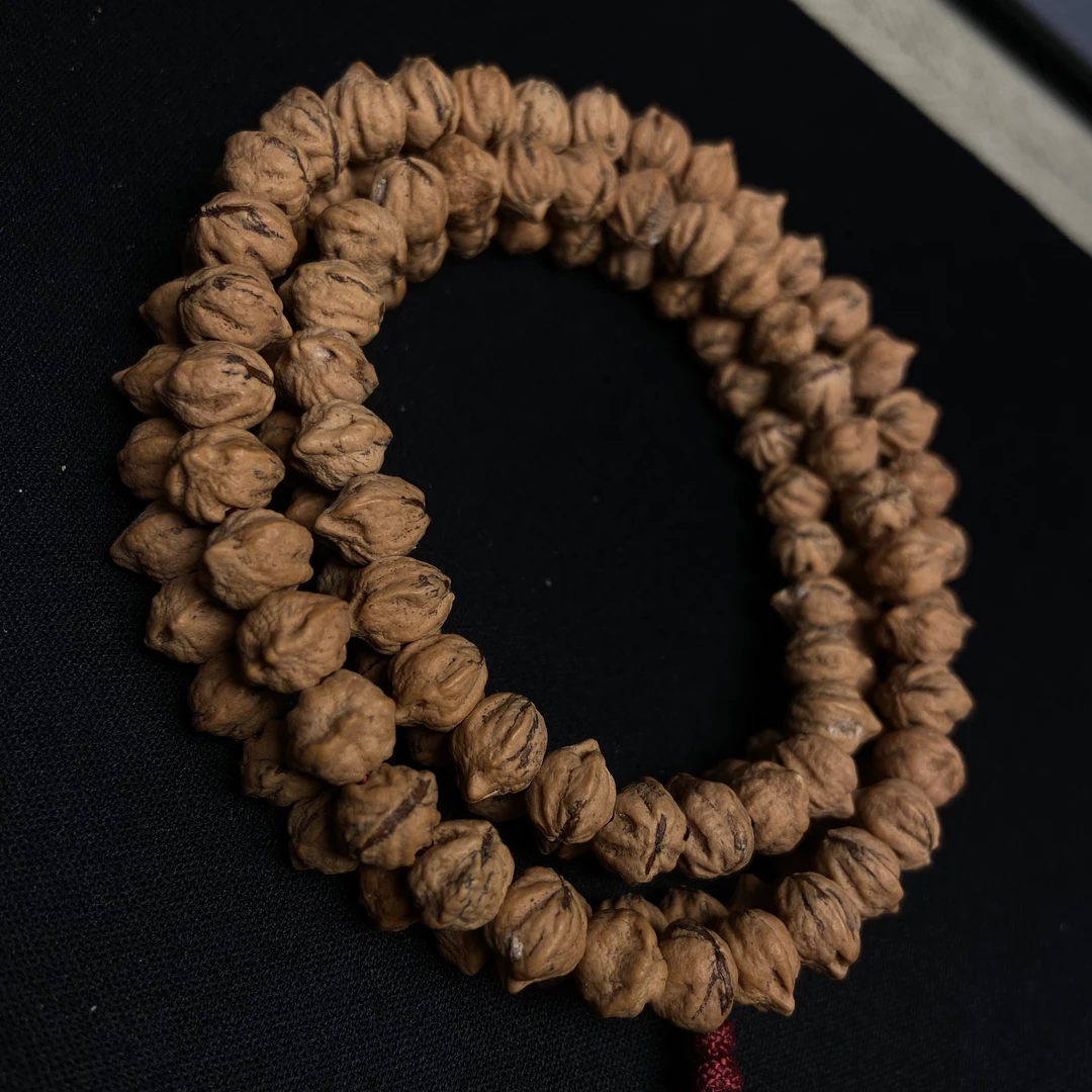 柏香籽经典原装红芽横打“赤血尘龙”6+mm108长串