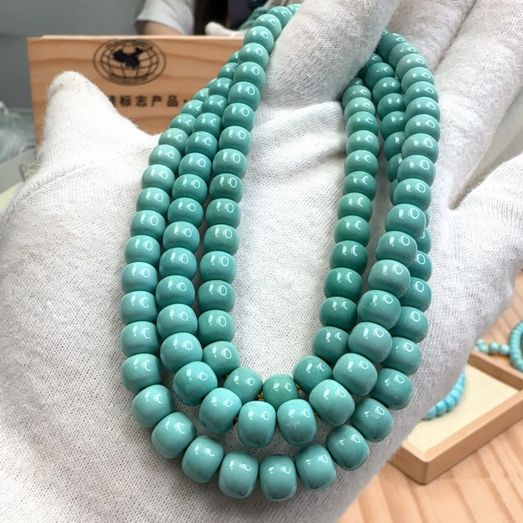 绿松石未镶嵌5老型多圈卡7+w