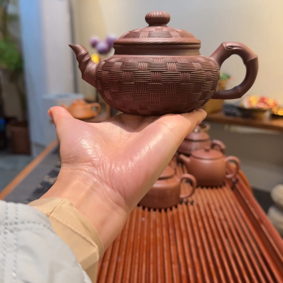 请***走茶壶紫砂柯楠同学爸爸的半手工壶