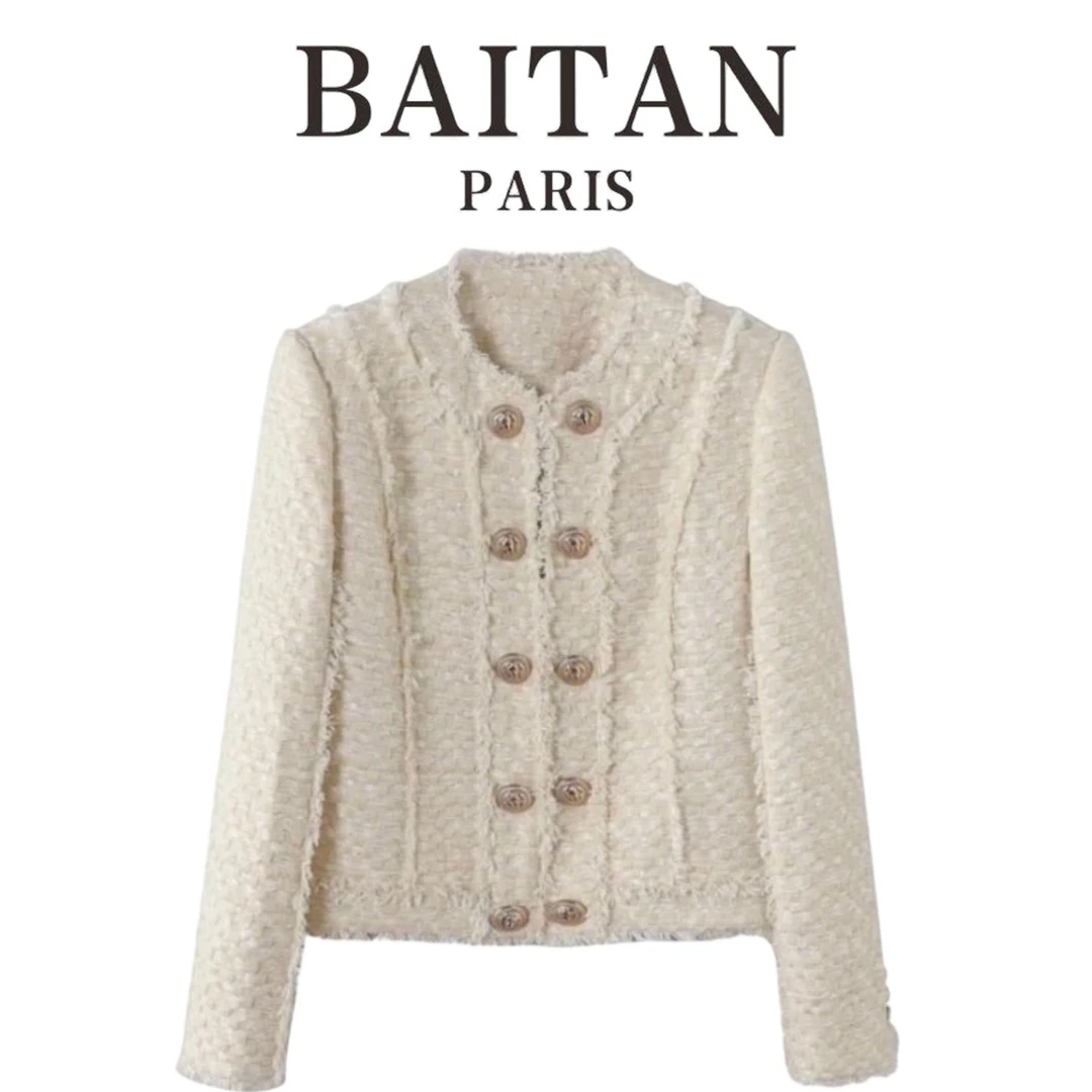 2025新款时尚名媛高端气质设计款短外套减龄显瘦小香风法式秋冬