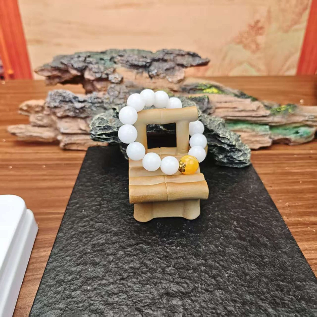 和田白玉手串SC187