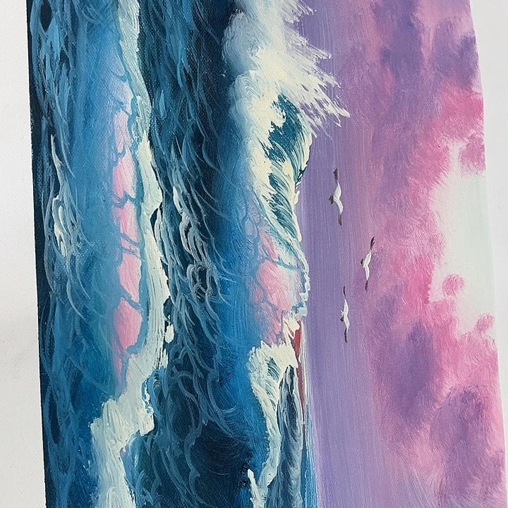 油画欢欢喜喜仔仔细细