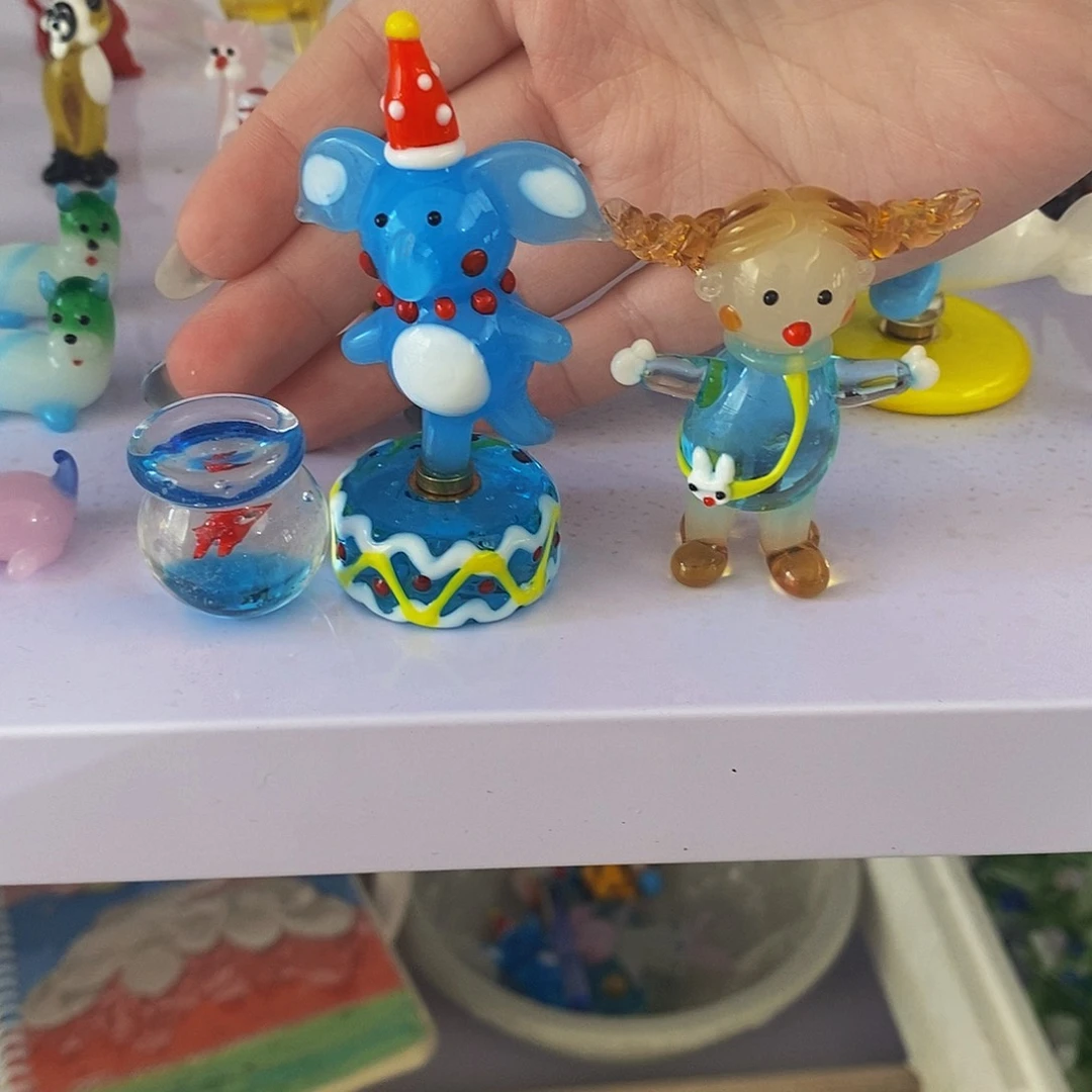 没***菜手工艺品琉璃大象