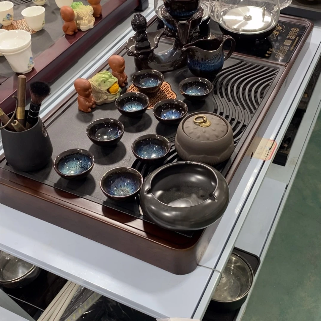 木石茶盘茶具套装