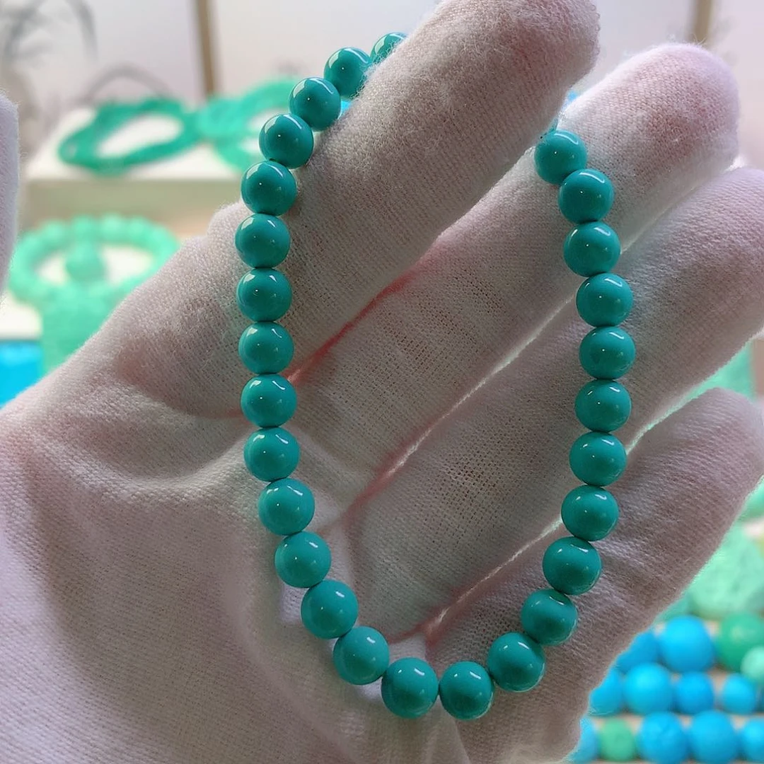 无非金属卡6蓝绿色圆珠单圈