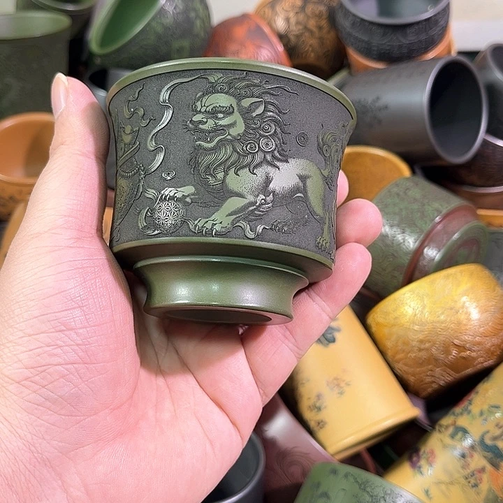 茶杯紫砂全手工紫砂主人杯