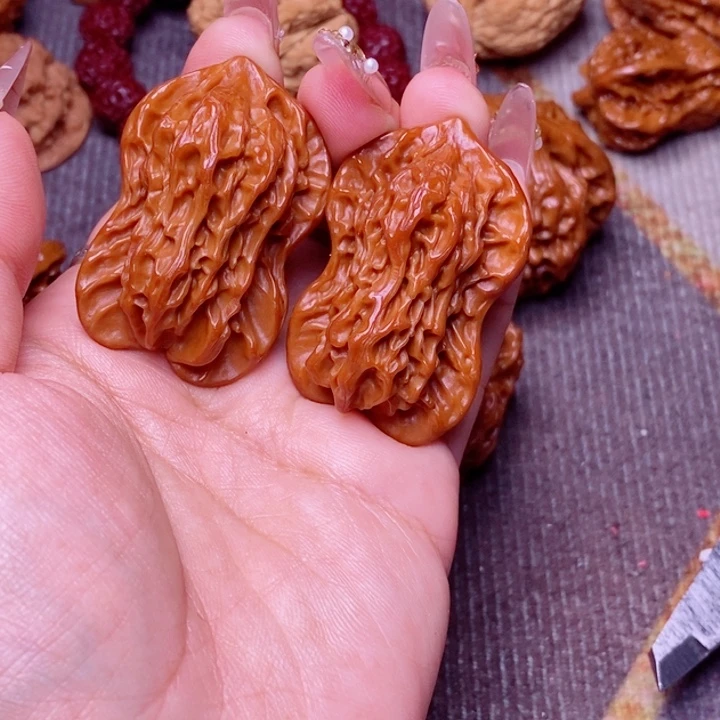 文玩核桃把件葫芦狮子头