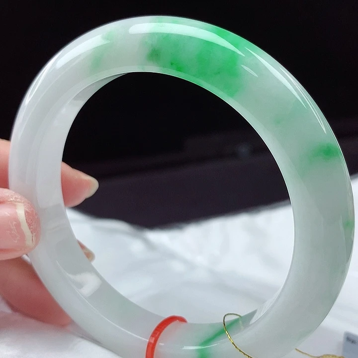 翡翠未镶嵌手镯57圈4961