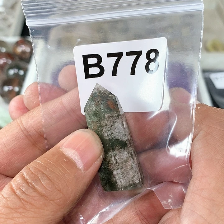 水晶天然幽灵水晶柱子B778未镶嵌M****?