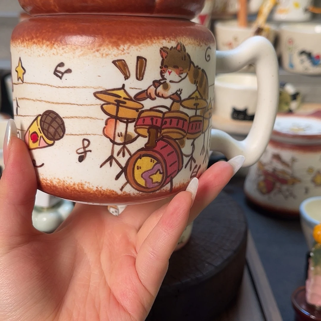 *****景德镇陶瓷可爱手绘杯