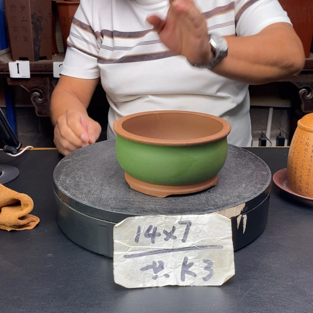 紫砂花盆货号一只K3