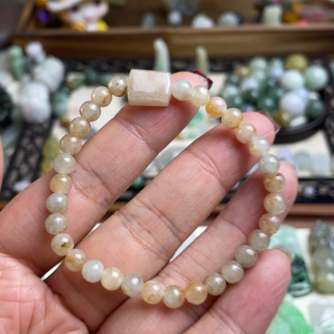 翡翠手链未镶嵌特色手链