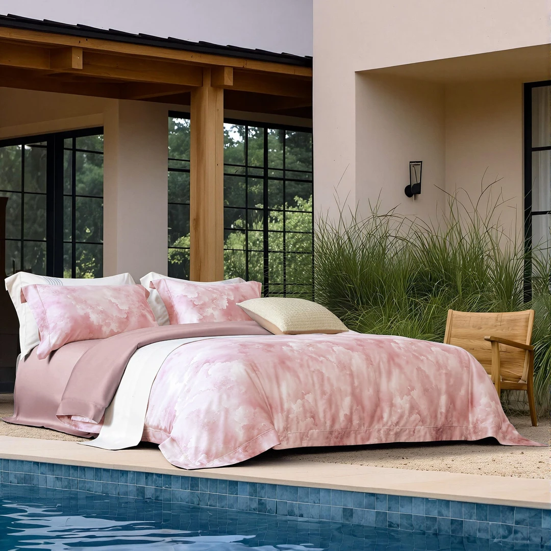 【全新印花款GZ93埃及棉】云花幻影 特定云朵系列埃及棉四件套