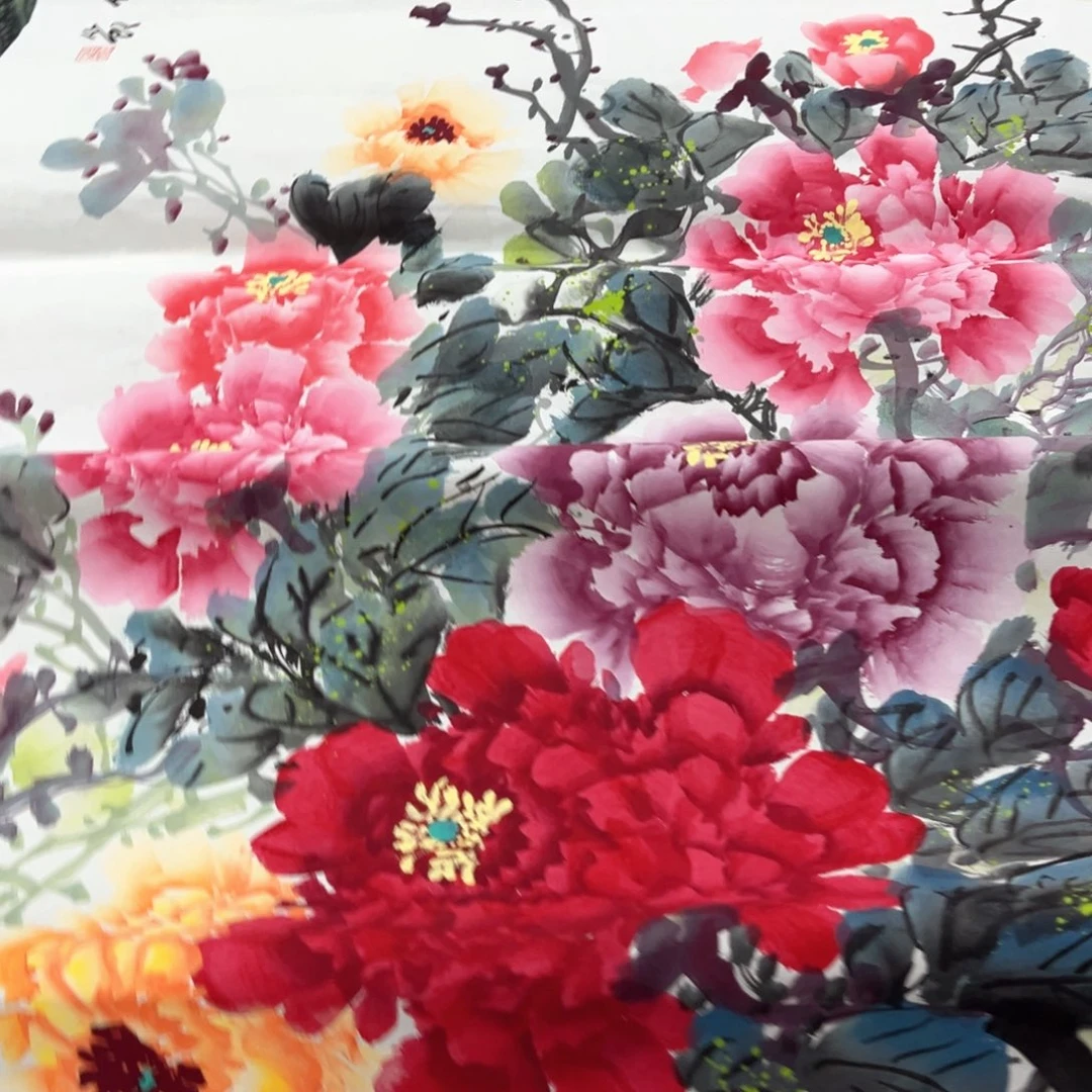 邯***)国画国画作品老师手绘