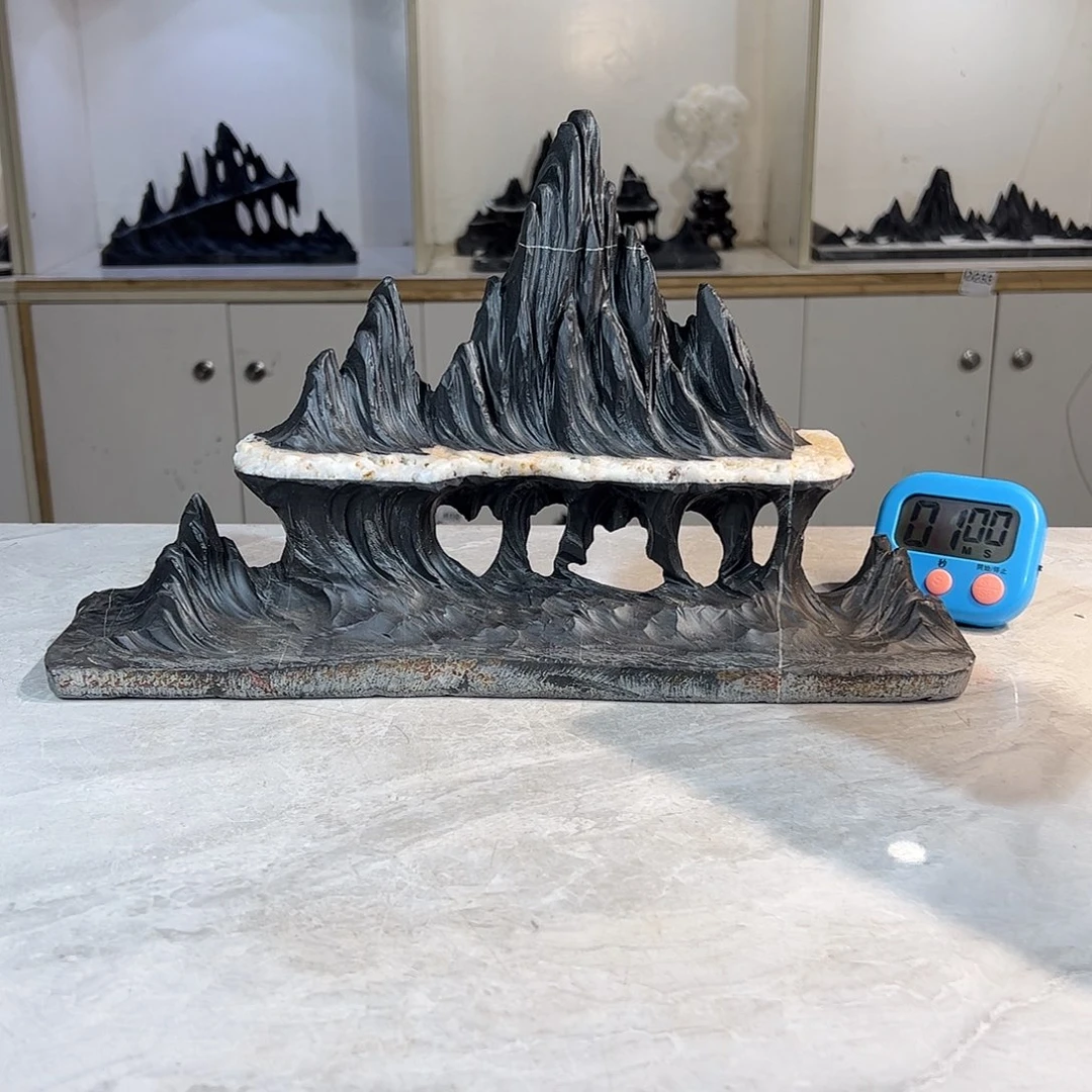 灵璧奇石博览会摆件如**器