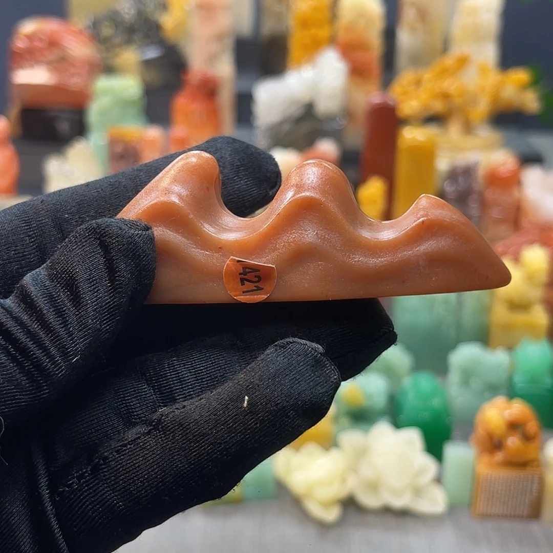 寿山石印石包邮包刻7421