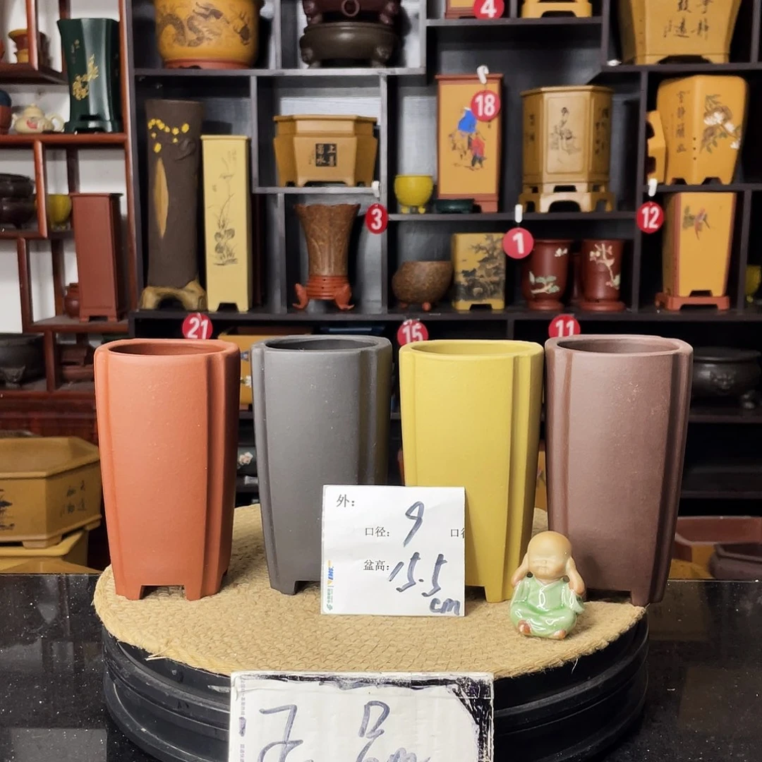 紫砂D-婉秋紫砂花盆