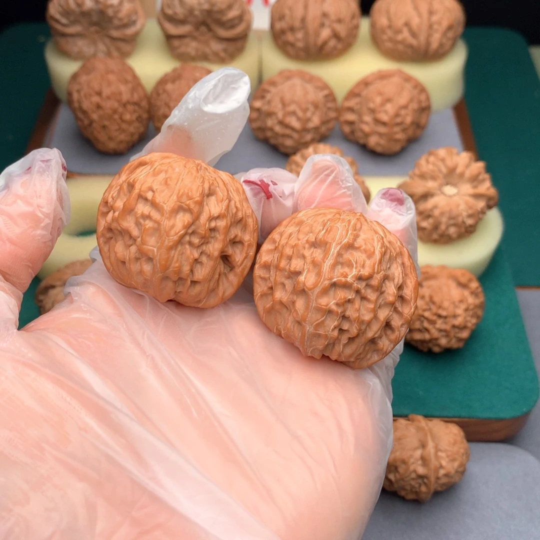 文玩核桃吊坠文玩核桃山地果磨盘38.5