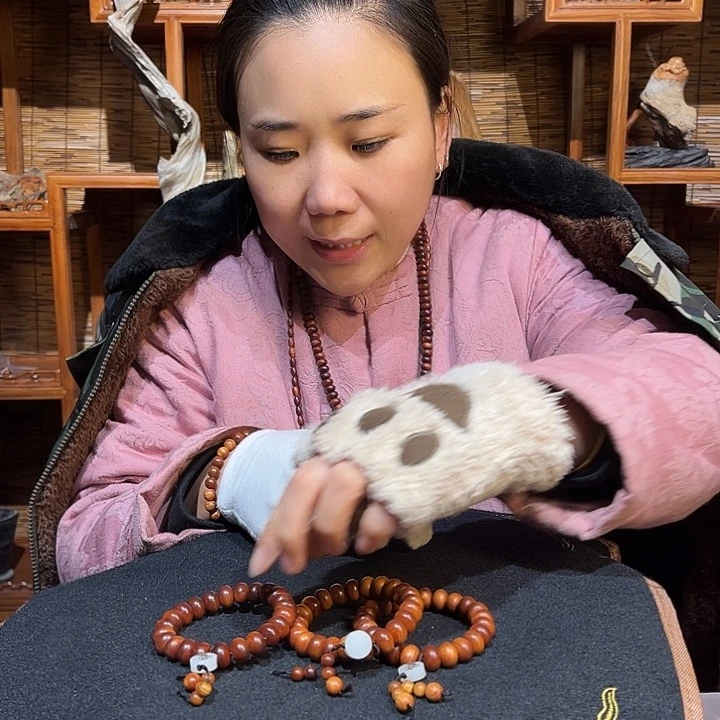 柏木崖柏算盘珠手串..