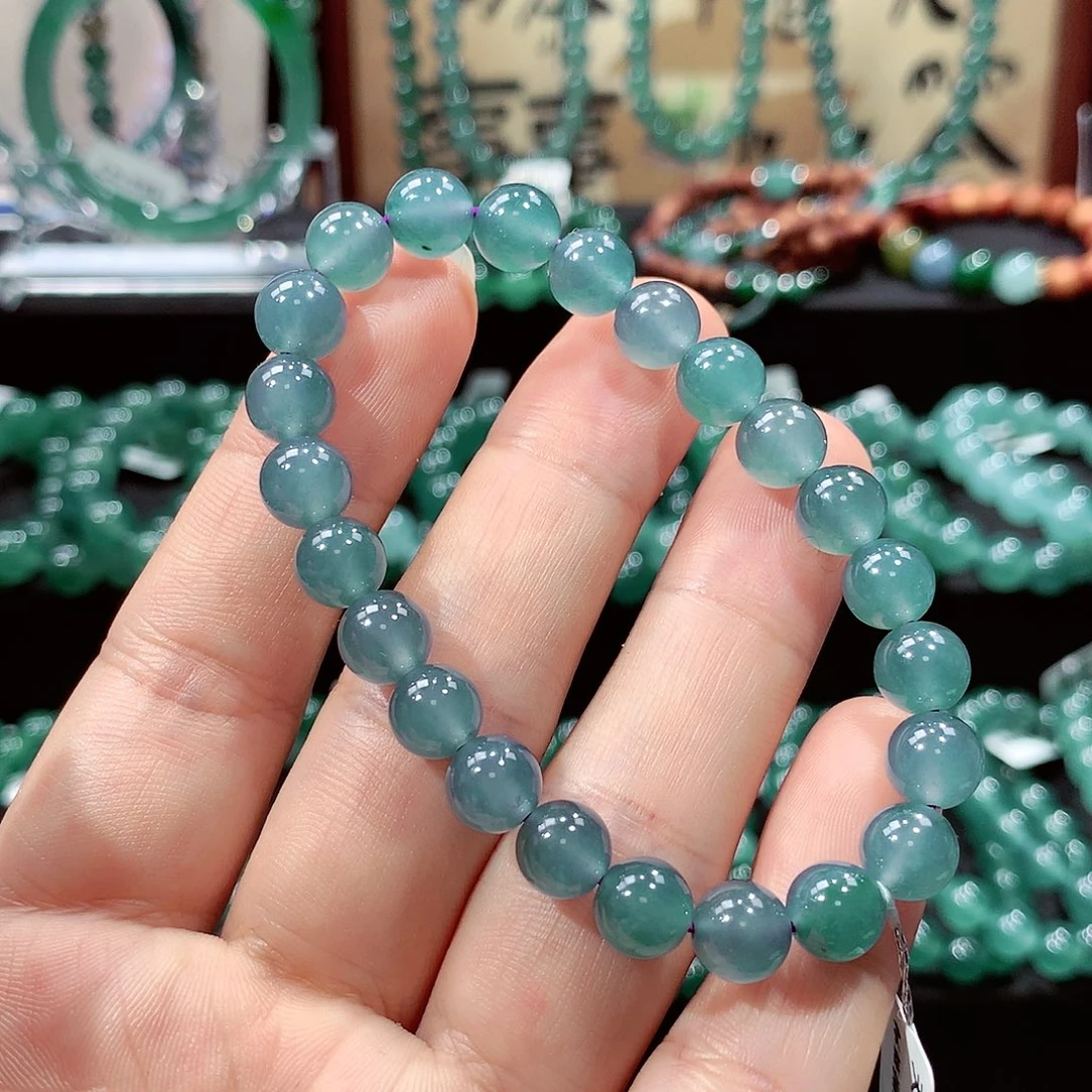 翡翠未镶嵌手链卡8