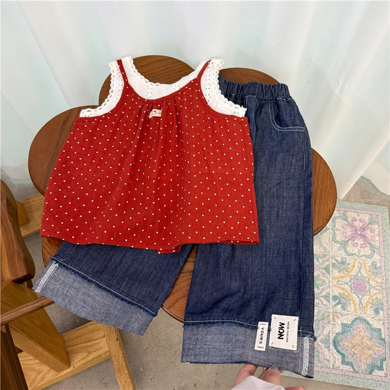 【无尽夏】XC2516K贴标牛仔裤