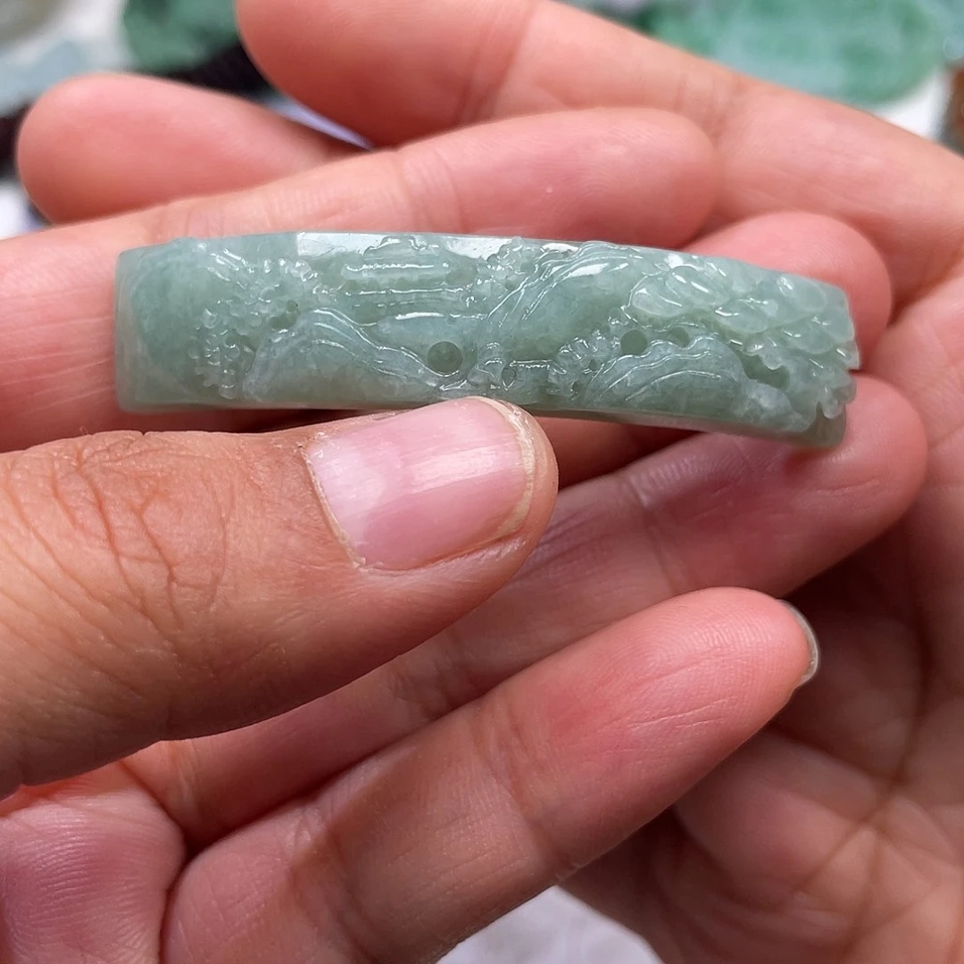 颈饰未镶嵌翡翠翡玉缘翡翠