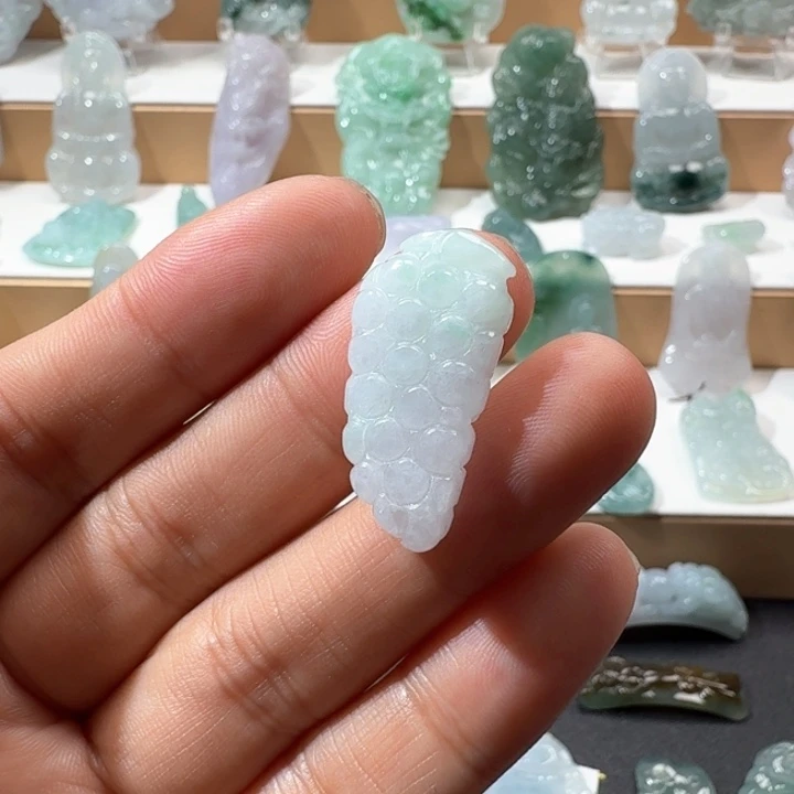 翡翠未镶嵌项链翡翠