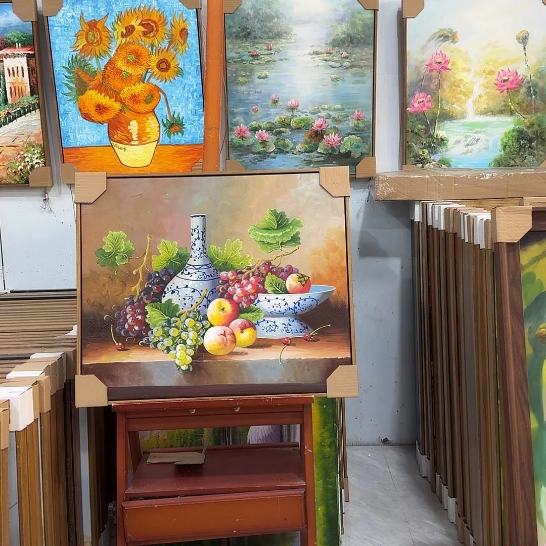 油画5060油画作品入选全国美展和全国