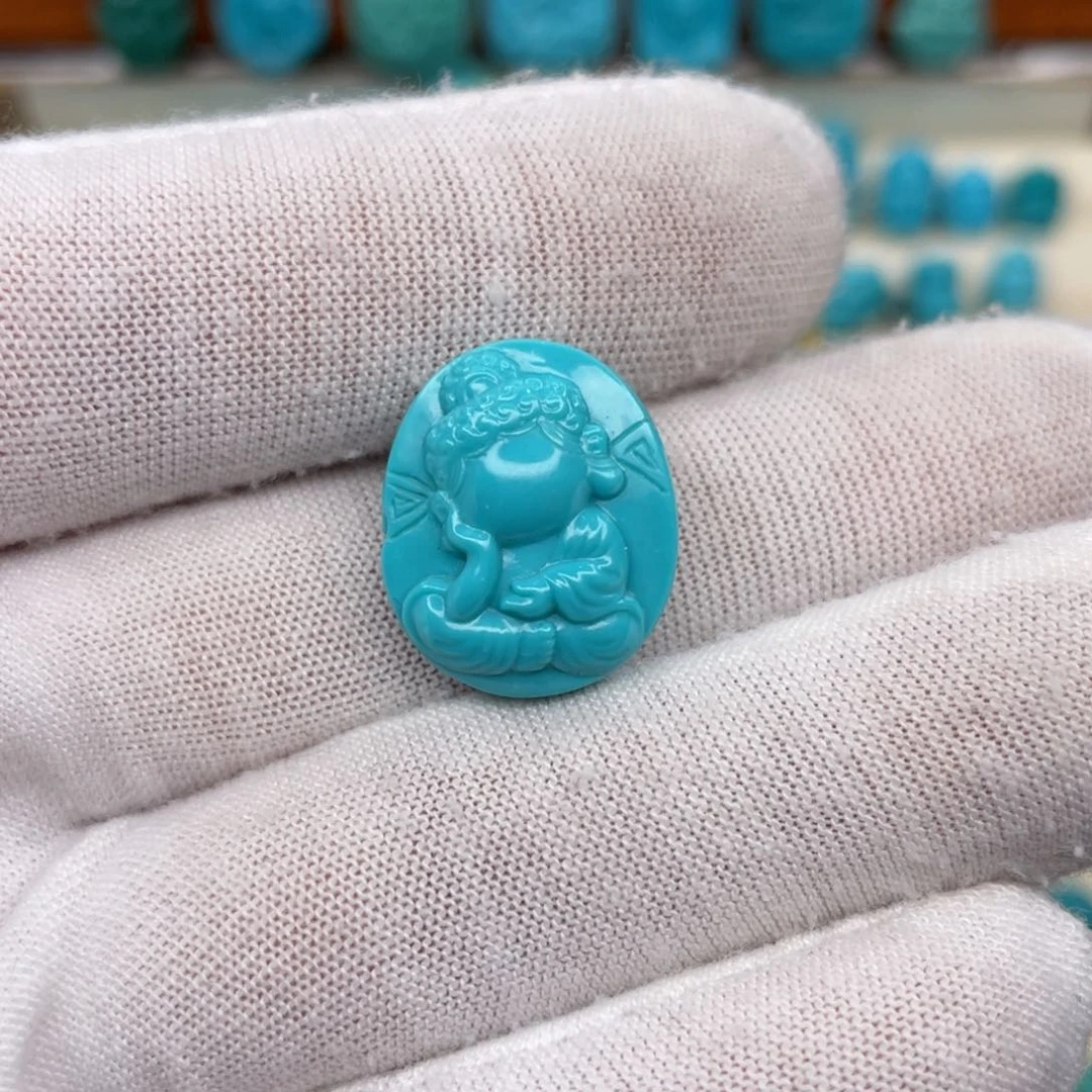 绿松石挂件未镶嵌