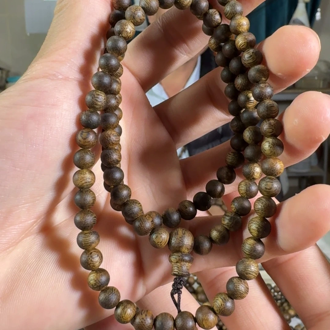 奇楠沉香手串卡0.6 多圈 12g+ 15.5手尾内