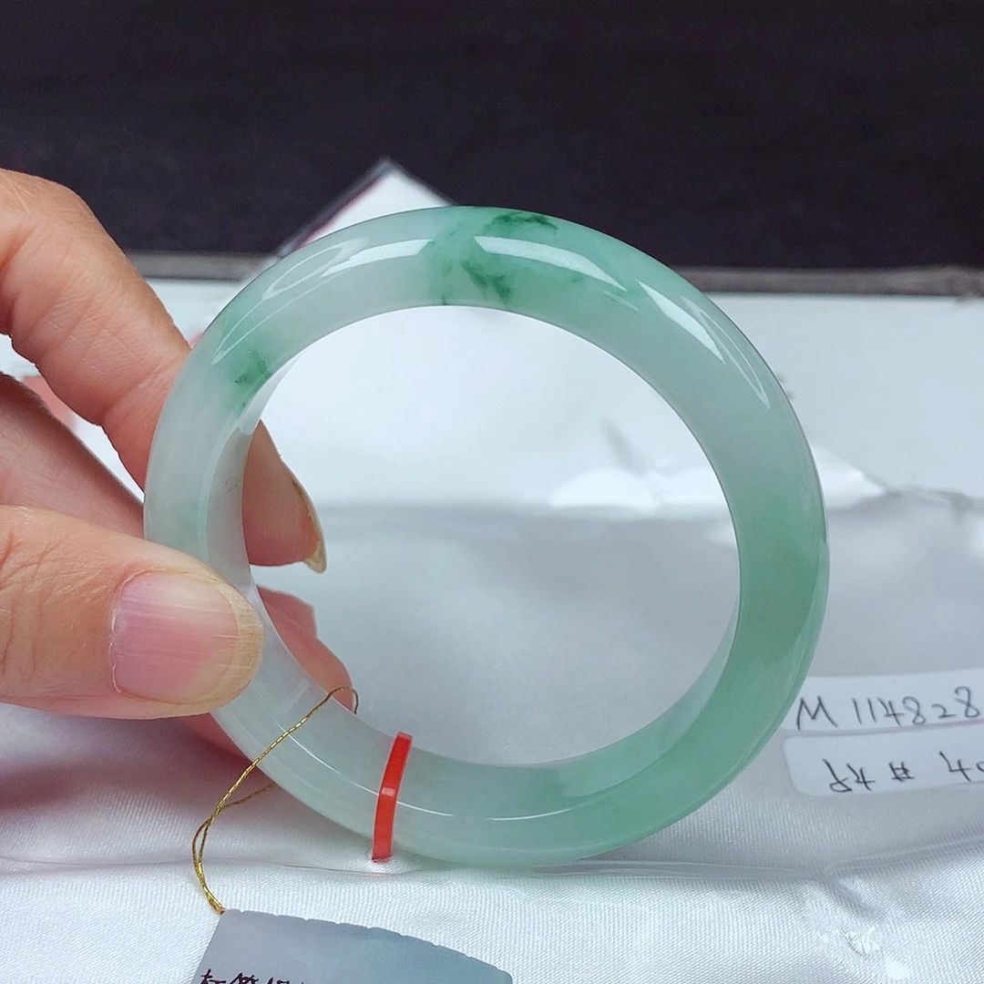 未镶嵌手镯翡翠54圈4828