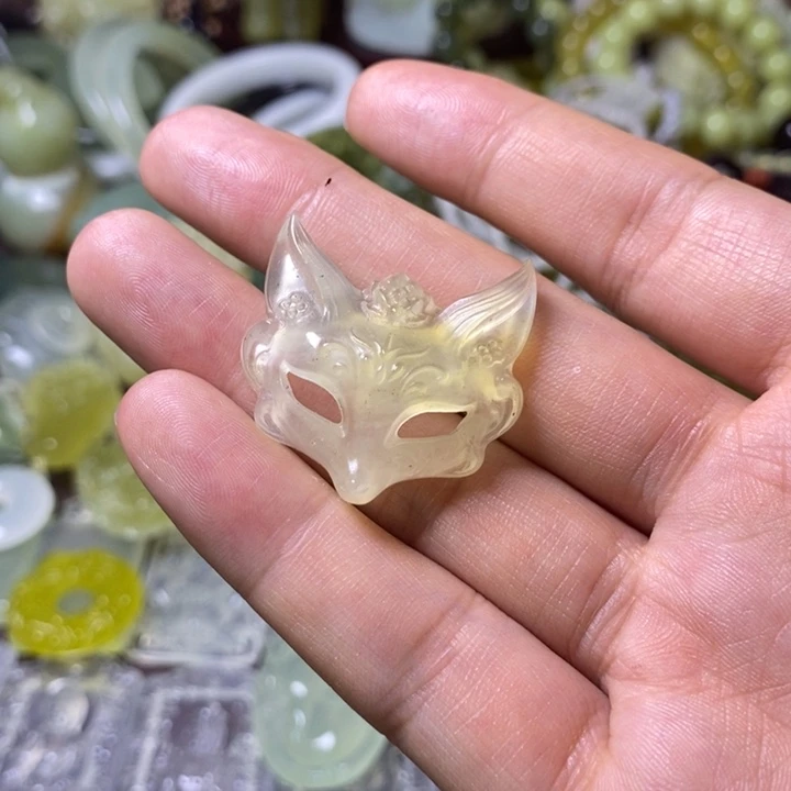 岫玉岫玉颈饰未镶嵌尾*