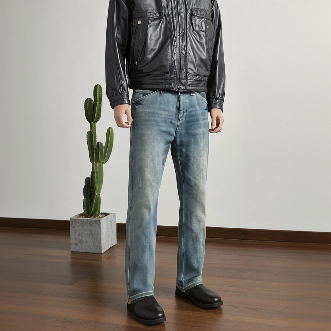 男款高定时尚休闲百搭牛仔裤127266