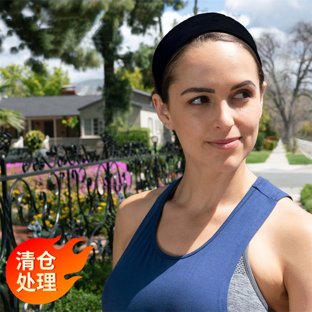 美丽诺羊毛窄款运动头带抑菌抑味瑜伽发带跑步护额保暖排汗透气