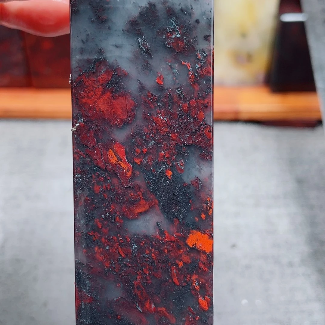 【闪购商品】玉桂林鸡血玉印章素章