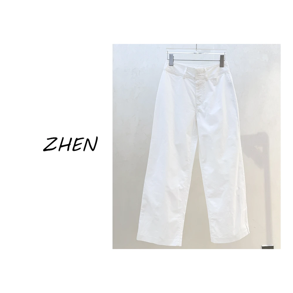 【ZHEN】25Y00040 2025经典休闲裤直筒显瘦小众设计师款