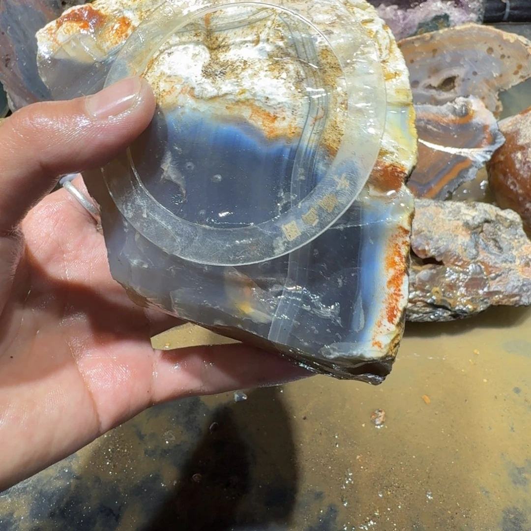 未镶嵌玛瑙/玉髓珠宝半成品