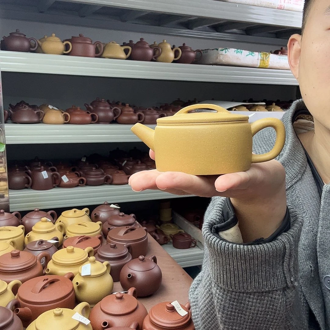 茶壶紫砂汉瓦壶微瑕