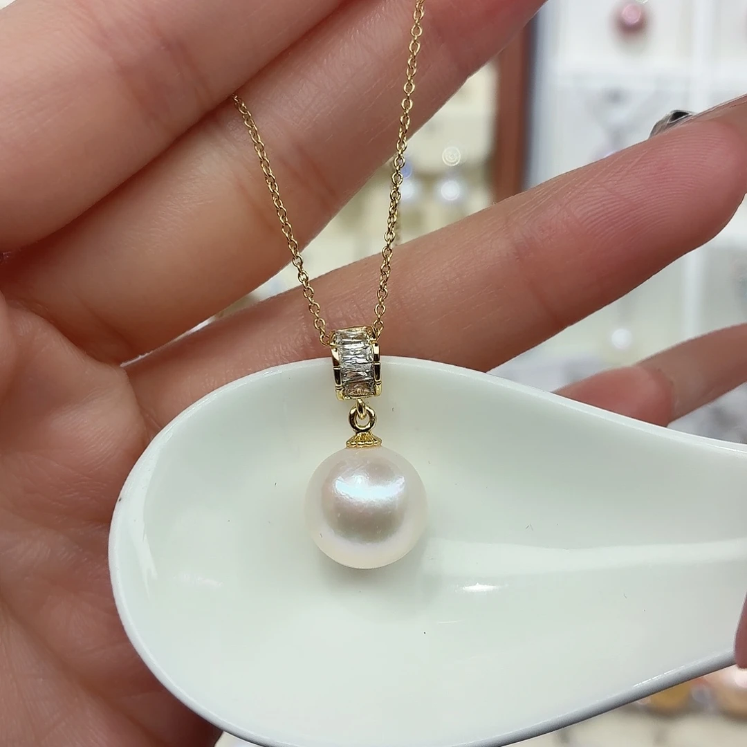 淡水珍珠颈饰合金F