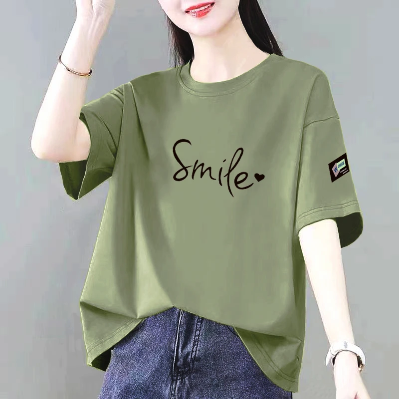 纯棉宽松多巴胺韩版圆领短袖男女同款百搭大码半袖背心