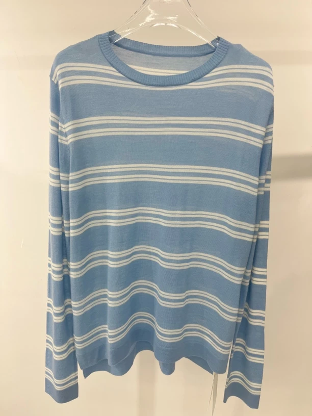 JOUOCOKO 25ss 美丽诺羊毛条纹毛衣