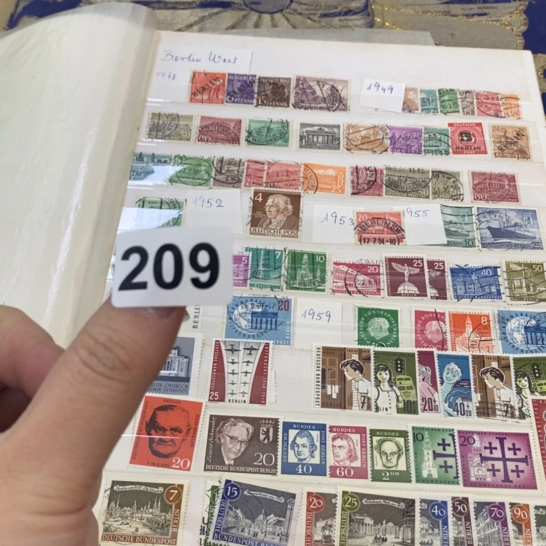 德国的人物建筑邮票