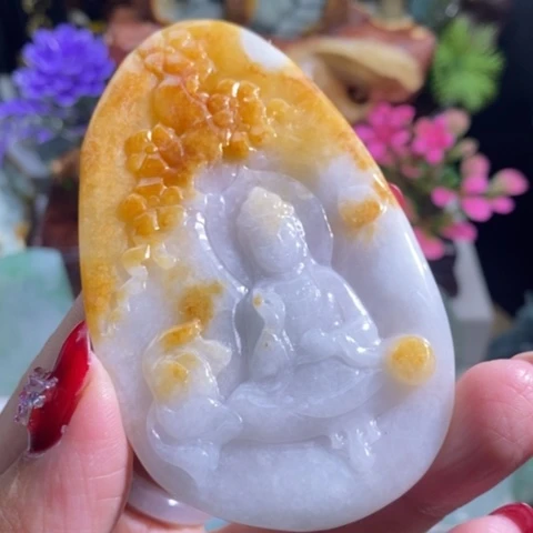 【闪购商品】颈饰未镶嵌翡翠观音