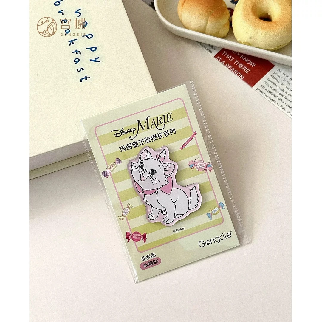 宫蝶正品玛丽猫冰箱贴系列正版卡通正版授权礼物礼品线条磁吸生日